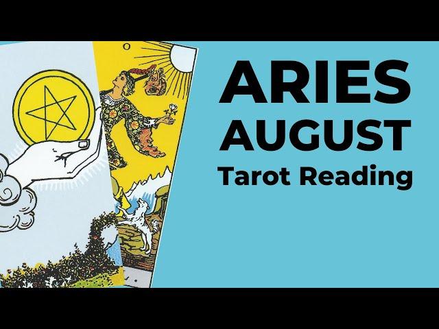 Aries: A Spectacular Transformation You Will Never Look Back!  August 2024 Monthly Tarot Reading