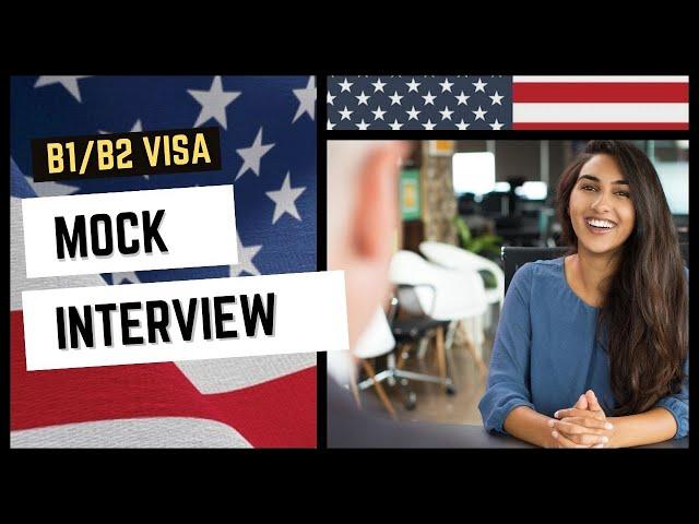 Successful Interview Demonstration - US B1/B2 Tourist Visa #usvisa #usvisainterview