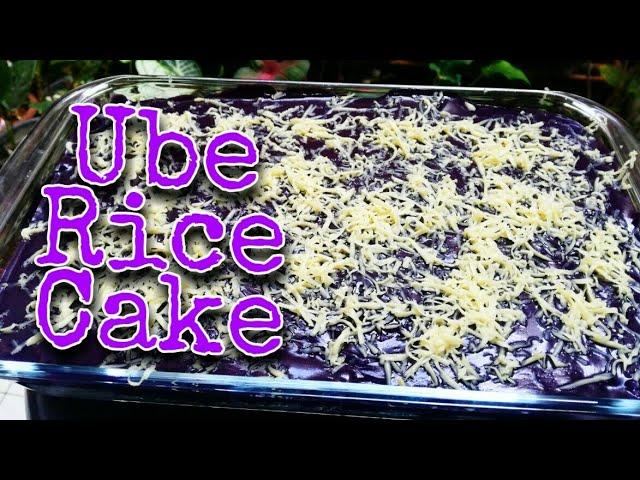 Ube Rice Cake/ How to make  Ube Rice Cake/Pinoy food