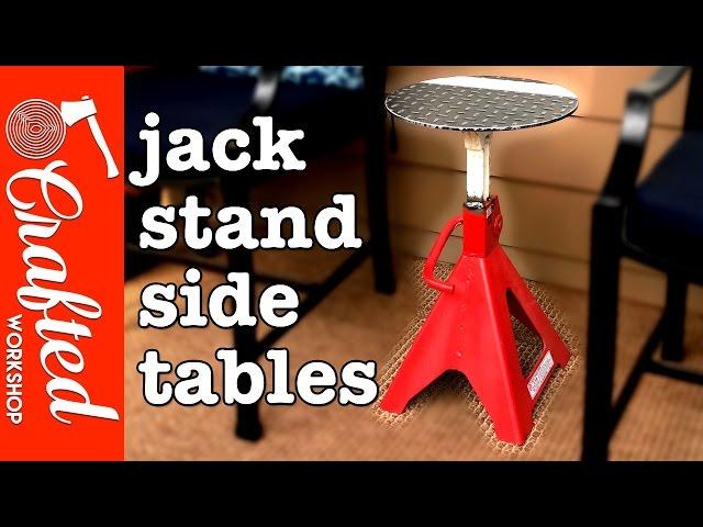 How To Build Jack Stand Side Tables (Plasma Cutter Project) | Crafted Workshop