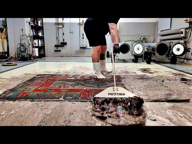 ASMR Deep Carpet Cleaning – Foam and Water Sounds | Speeded Up