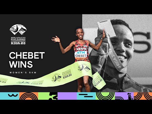 Kenya's  Chebet cruises to 5km glory | World Athletics Road Running Championships Riga 23