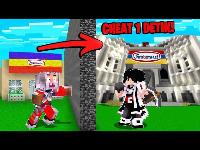 AZUYA CURANG ! CHEAT 1 X CLICK BUAT PENJARA INDOMARET KOCAK PALING BESAR DI MINECRAFT ! AWTO MENANG