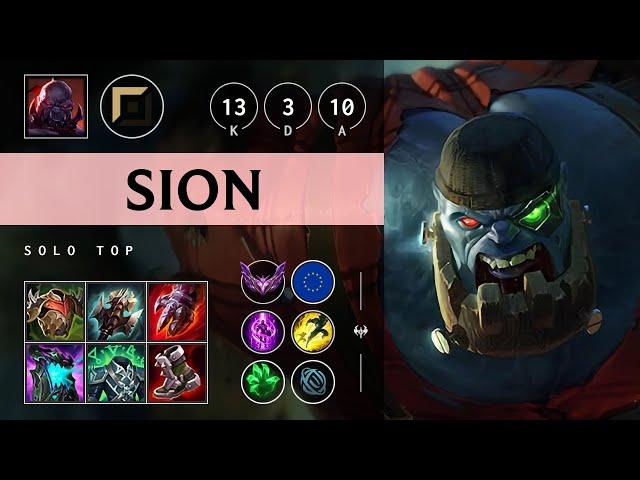 Sion Top vs Warwick: Legendary - EUW Master Patch 14.18