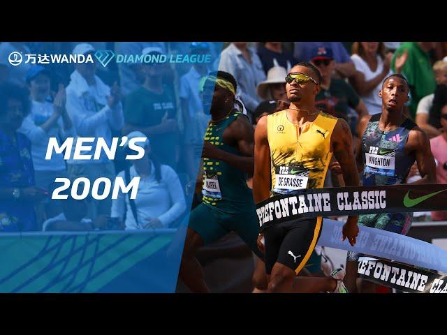 Canada's Andre De Grasse wins first Diamond Trophy in Eugene 200m - Wanda Diamond League 2023