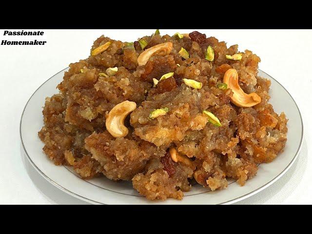 Bread Halwa Recipe (No Deep Fry) - Bread Sweet Just In 10 Mins - Instant Sweet Recipe-Bread Ka Halwa