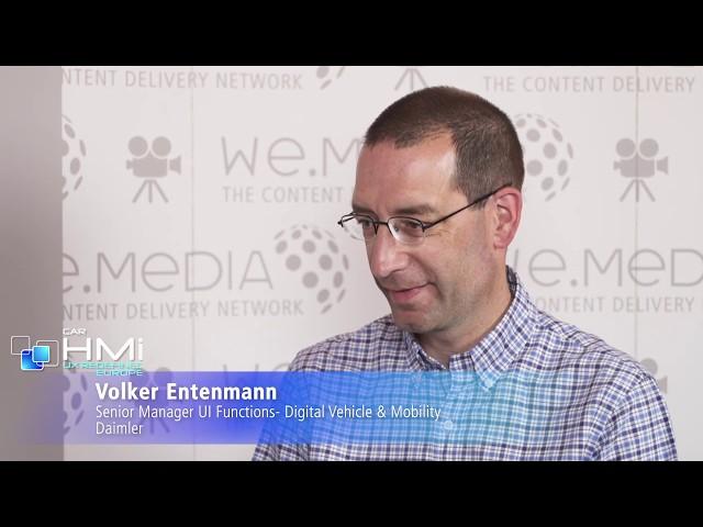 CAR HMI Europe 2019 - Interview with Volker Entemann (Daimler)