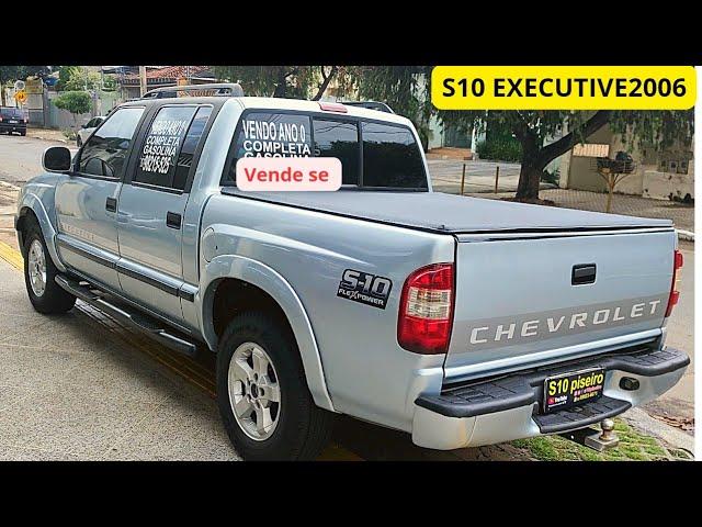 VENDE-SE(CHEVROLET S10 EXECUTIVE 4X2 ANO 2006 A GASOLINA COMPLETA)ACEITO TROCA!FAZENDO FINANCIAMENTO