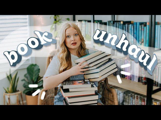 ANOTHER BIG BOOK UNHAUL \\ 70 books!  clearing out my shelves because my reading taste has changed?