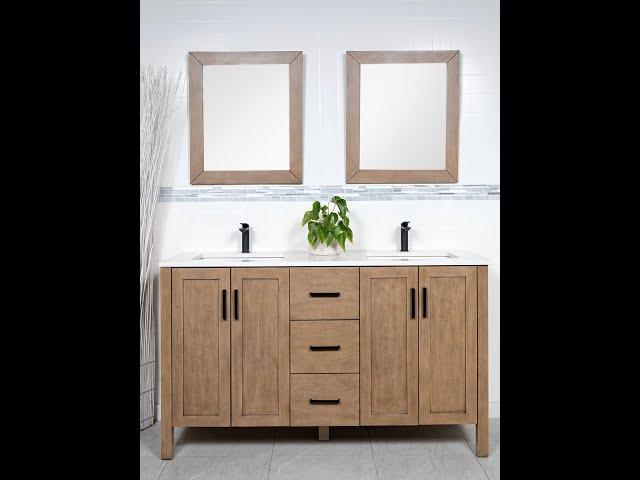 Large White Oak Vanity