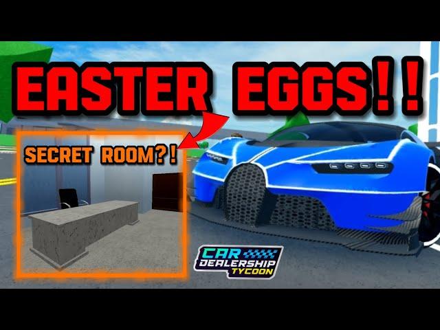 EASTER EGGS YOU PROBABLY DIDN'T KNOW ABOUT IN Car dealership tycoon!!  | Mird CDT