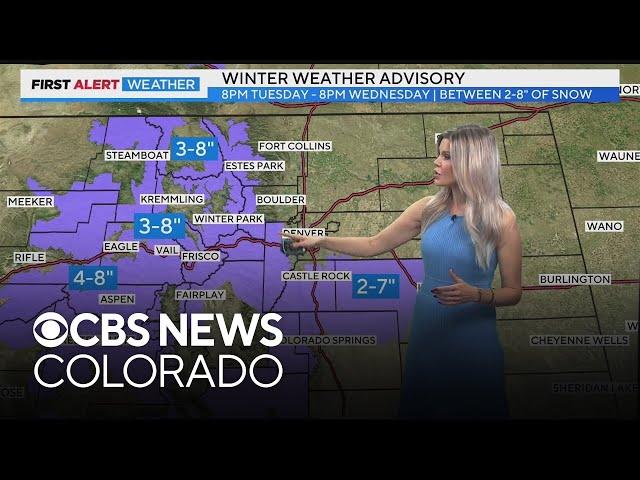 Heavier snow coming for Colorado, could make for a messy commute in Denver on Wednesday