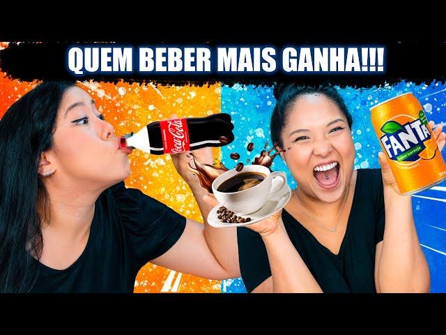 QUEM BEBER MAIS, GANHA -  Challenge | Blog das irmãs