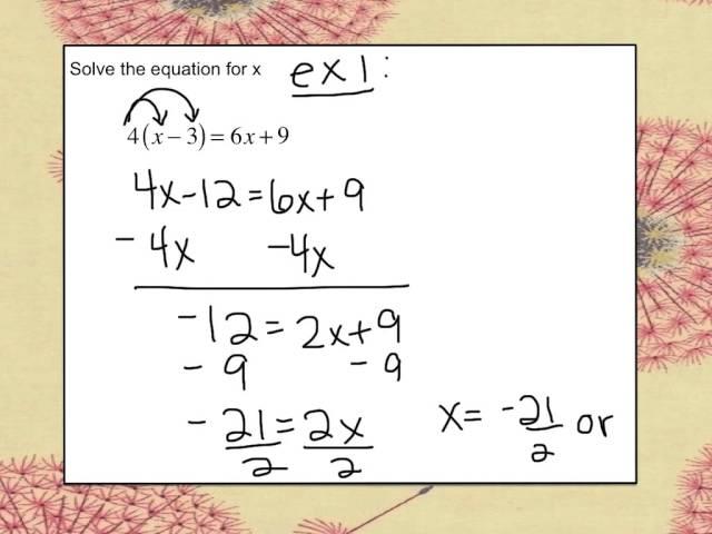 How do you isolate a variable?