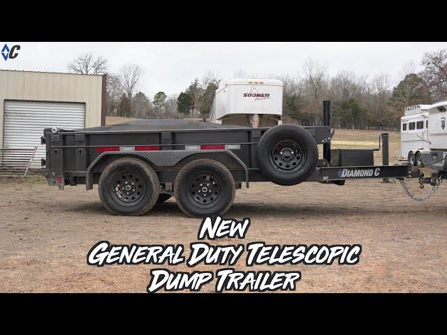 New General Duty Telescopic Dump Trailer | Diamond C
