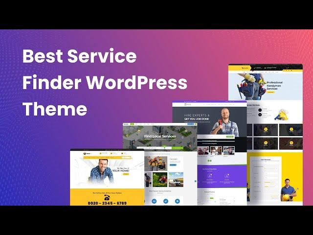 Best Service Finder WordPress Theme