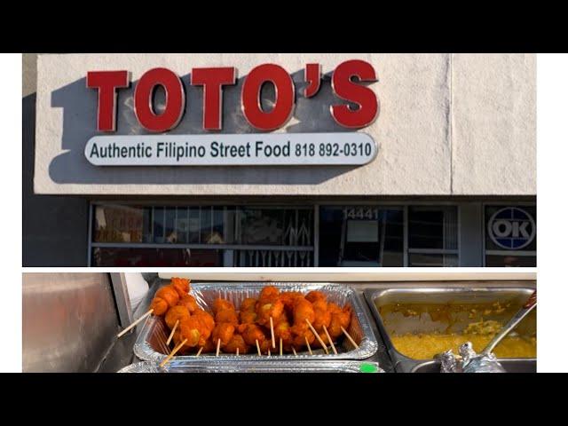 Toto’s grill. Filipino street in California with the kapinoys sa America