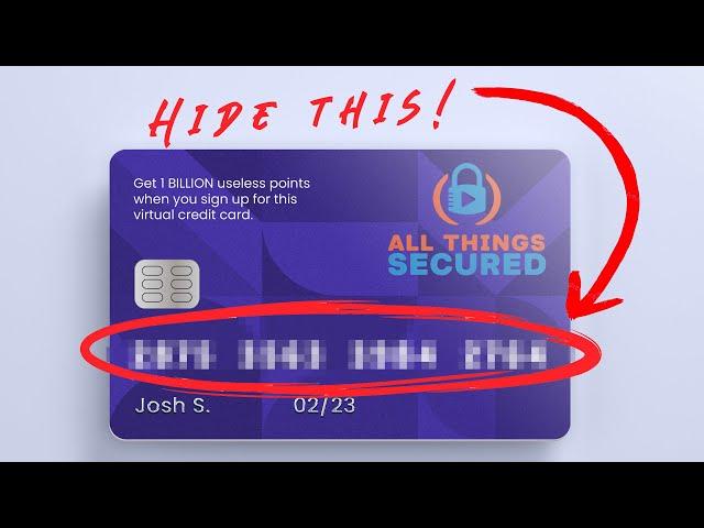 STOP Using Your Real Credit Card Number! (5 alternatives)