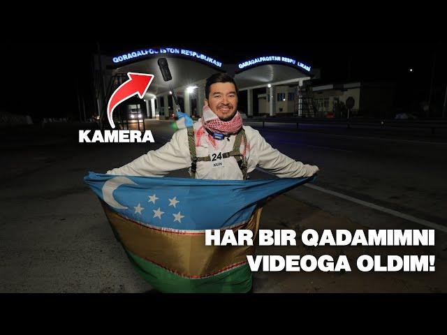 TOSHKENTDAN QORAQALPOG'ISTONGACHA HAR 1 QADAMIMNI VIDEOGA OLDIM!