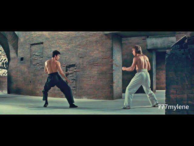 ドラゴンへの道（映画）ブルース・リー vs チャック・ノリス　The Way Of The Dragon (Movie Clip）/ Bruce Lee vs Chuck Norris