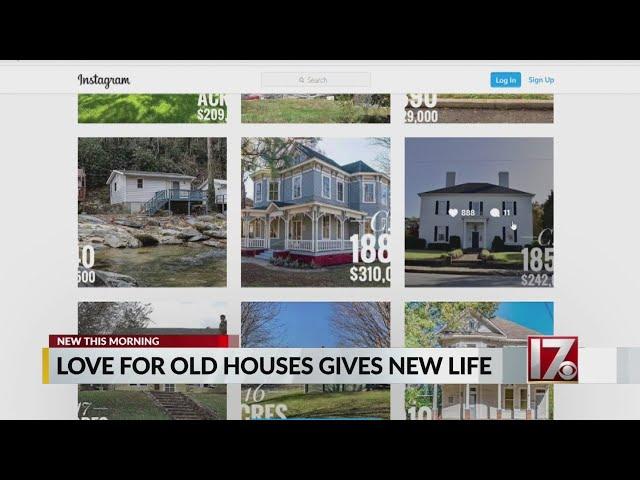 Love for old houses turns Cary woman into social media star