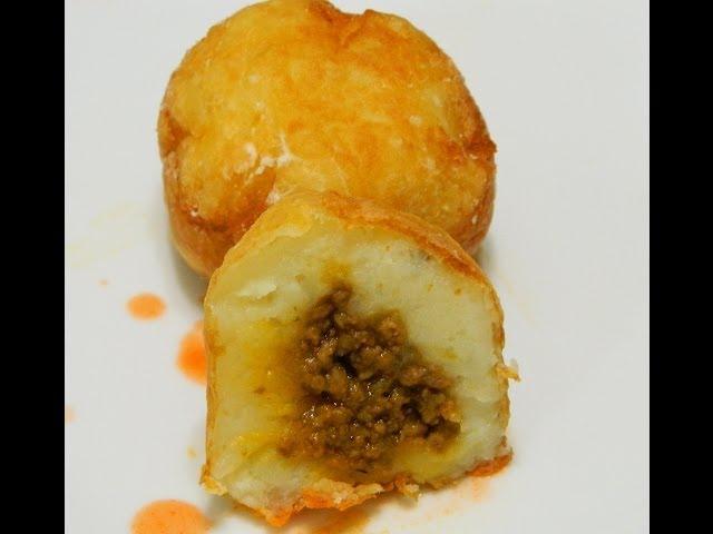 Rellenos de Papa or Stuffed Potato Balls