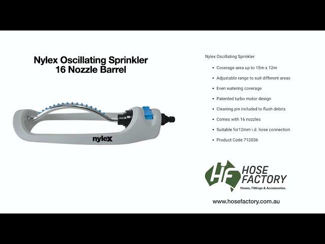 Best Nylex Oscillating Garden Sprinkler | Hose Factory