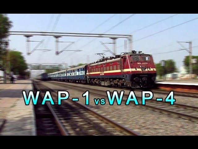 High Speed Encounter - WAP-1 vs WAP-4 at Top Speed