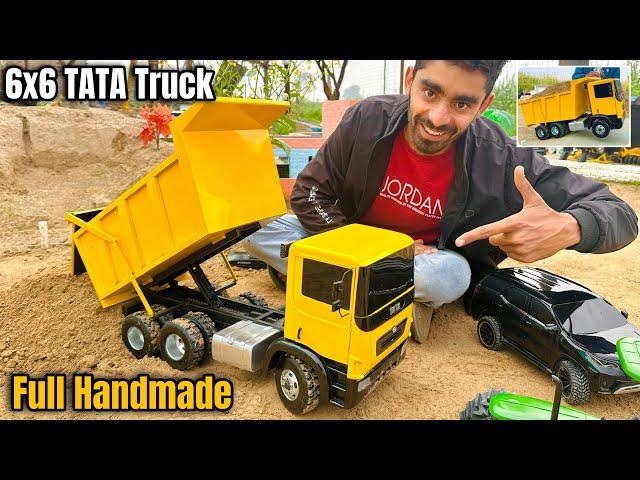 Making 6x6 TATA Truck using pvc pipe -@Aakash946