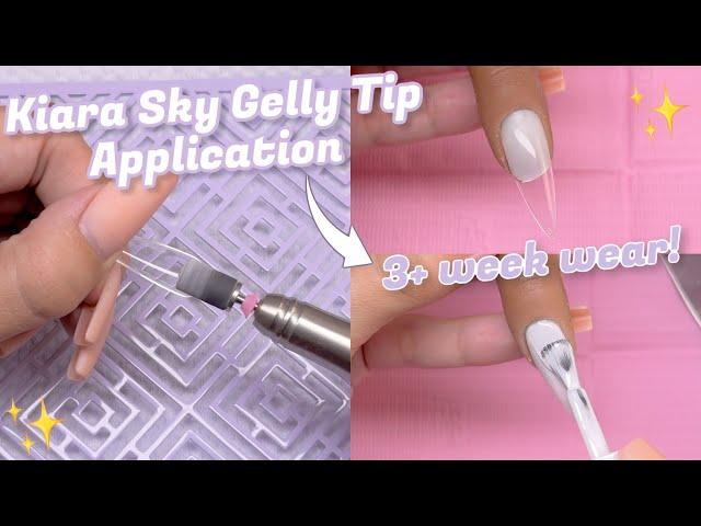 DIY Gelly Tip Application (3+ week wear!) Using Kiara Sky Nails Gelly Tips 🩷