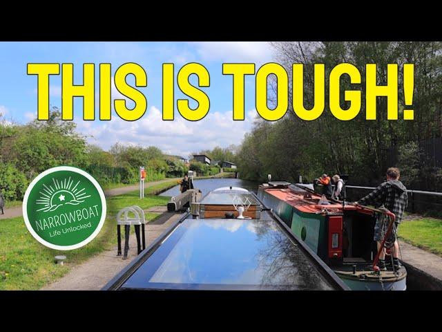 THE WIGAN FLIGHT: A Narrowboat Journey up the Countries Toughest Locks Ep.214