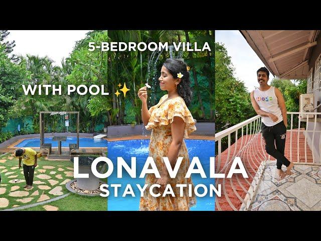 ATRIO 5-Bedroom POOL VILLA LONAVALA STAYCATION All Details | Anagha Mirgal | Budget Travel vlog