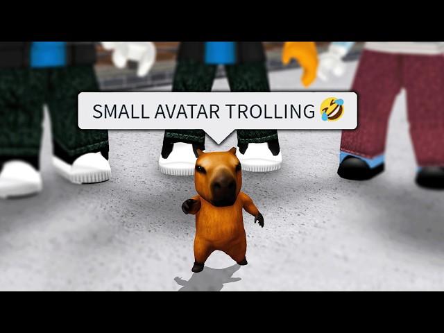 MM2 SMALL AVATAR TROLLING FUNNY MOMENTS