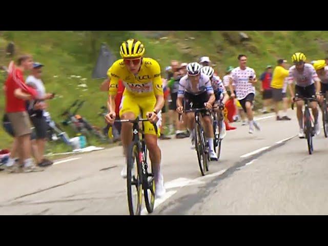 TOUR DE FRANCE 2024 - L'image du Tour ? Pogacar attaque, Vingegaard et Evenepoel abdiquent