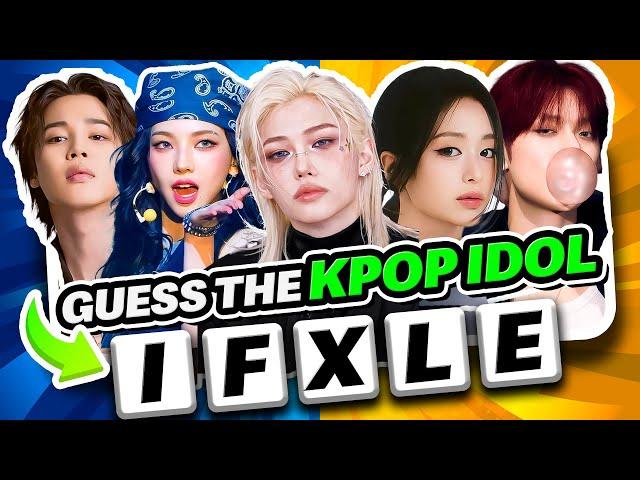 Guess The Kpop Idol By SCRAMBLED Letters  Kpop Quiz 2024 | K-Music Quiz