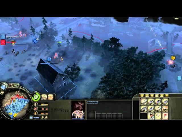 Company Of Heroes Commentary - Blitzkrieg 4v4 battle