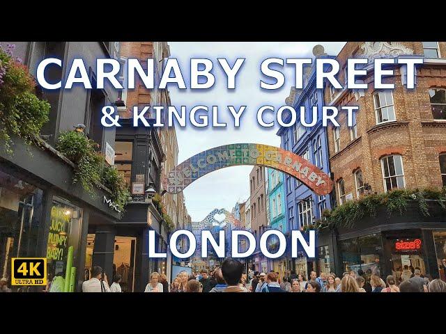 CARNABY STREET | SOHO LONDON | 4K