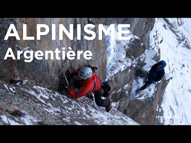 Nightmare Rex Glacier d'Argentière left bank Chamonix Mont-Blanc mountaineering dry tooling mountain