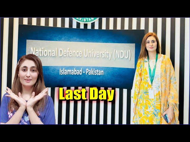 Last Day At National Media Workshop National Defense University Islamabad | Zunaira Mahum Vlogs