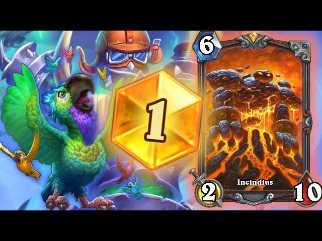 HEARTHSTONE IS ON FIRE...  Rank 19 LEGEND Incindius Shaman is AN ERUPTION of FUN!!! 