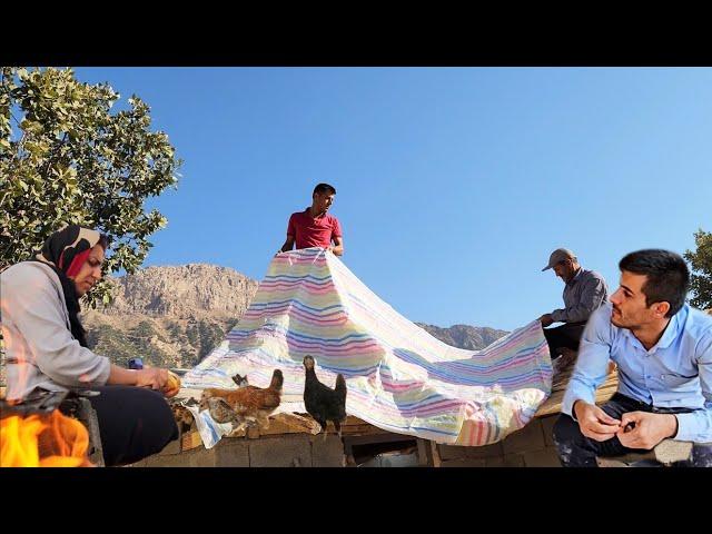 Plastering the Roof with the Stone Man and Love Between Asghar and Halimeh