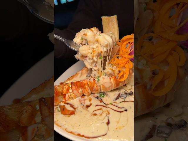 The LOBSTER THERMIDOR from Boca Restaurant Lounge in NYC’s Bronx!  SO GOOD!! #DEVOURPOWER