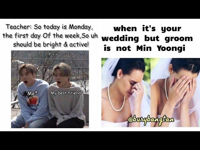 BTS funny & relatable memes -70 ||BTS Memes Adda||