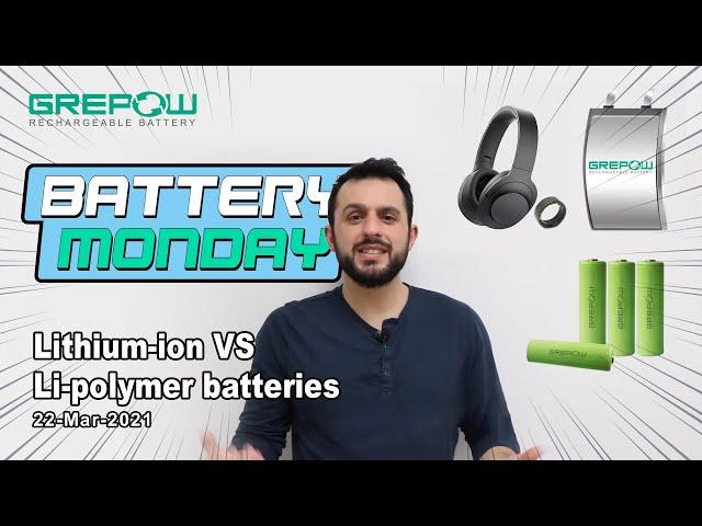 Lithium-ion ( Li-ion ) VS Li-polymer ( LiPo ) batteries - Battery Monday | 22 MAR 2021