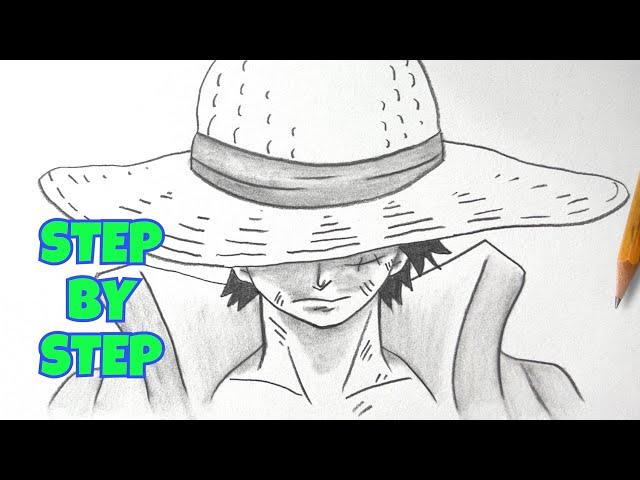 How to Draw Pirate King Luffy