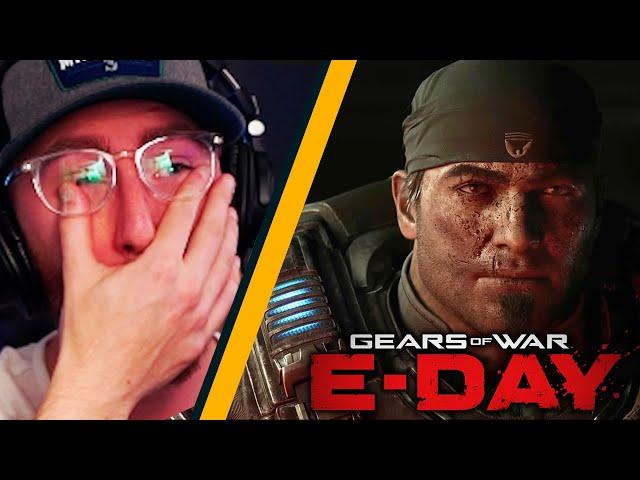 33 Year Old CRIES Watching Gears of War E-Day Trailer