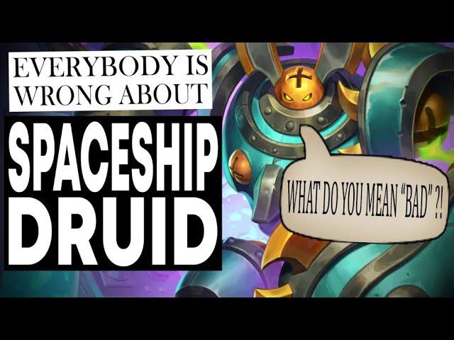 I broke the meta with Spaceship Druid! Rank 12 Legend! No one believed me!