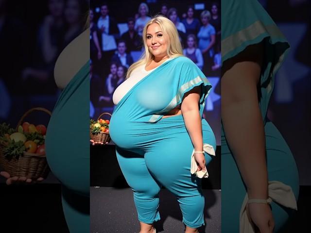 From Giant Vendor to Bridal Grace – Russian Blonde in Turquoise Indian Outfits  #agt