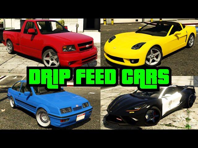 GTA 5 - Agents Of Sabotage DLC - ALL Drip Feed Cars (Prices & Real Life Counterparts)