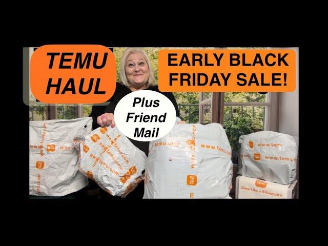 EARLY BLACK FRIDAY SALE || THE LONGEST TEMU HAUL I HAVE EVER DONE!